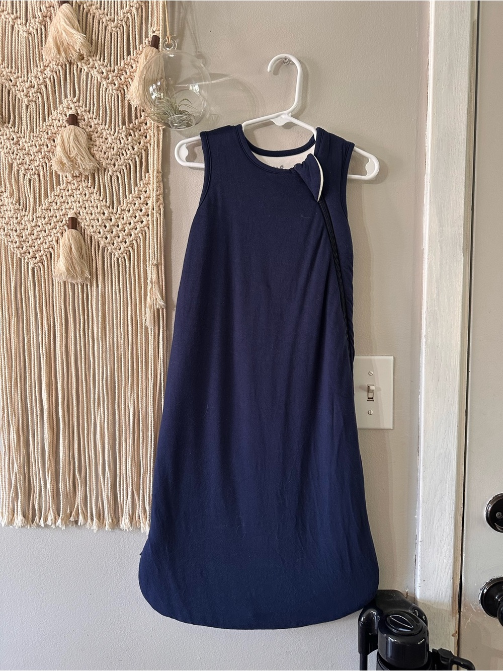 Kyte BABY Navy Sleeveless A-Line Sleep Dress
